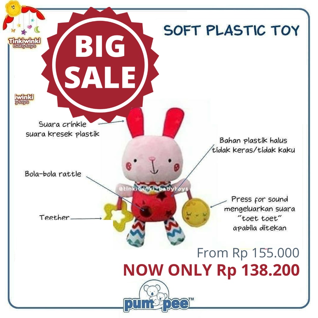 PUMPEE SOFT PLASTIC TOYS