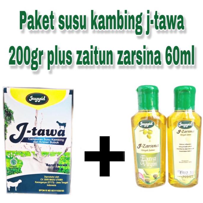 

PAKET HEMAT MURAH Varian Susu Kambing Etawa J-Tawa Vanila 200gr Jayyid
