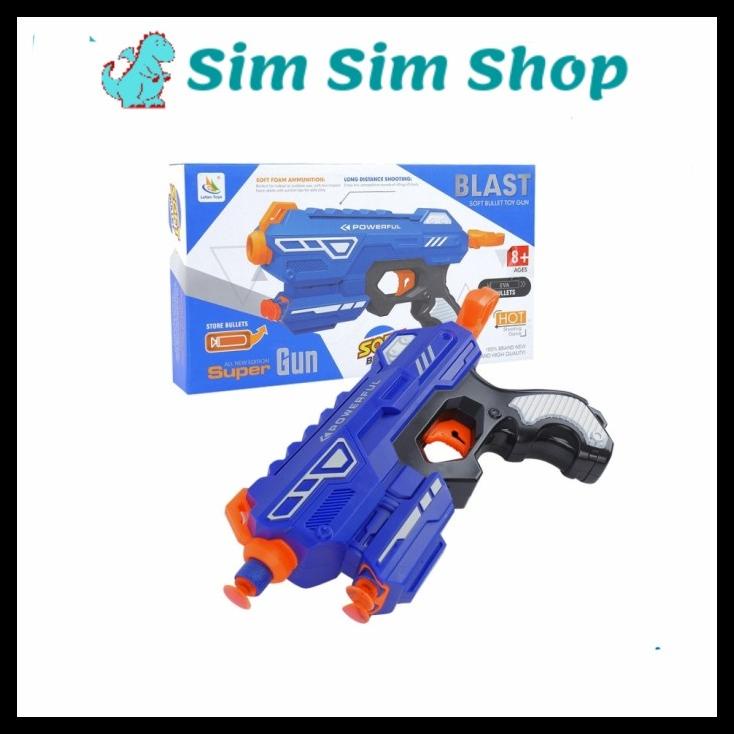 TERBARUU Mainan Pistol Tembak Tembakan Manual Kokang Lefan Gun 9935 Not Nerf TERLARIS
