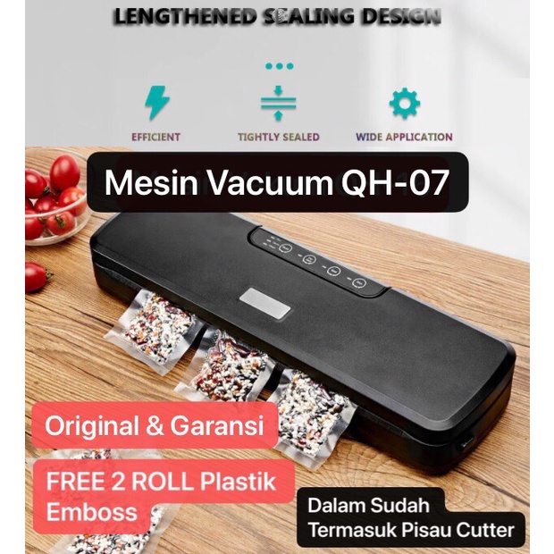 MVS-11 QH-07 Machine Makanan Alat Mesin Vacum Food Vacuum Sealer VAKUM Press Plastik