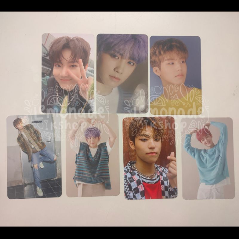 PHOTOCARD TREASURE JUNKYU BULYAM, MASHIHO, JIHOON, CH1