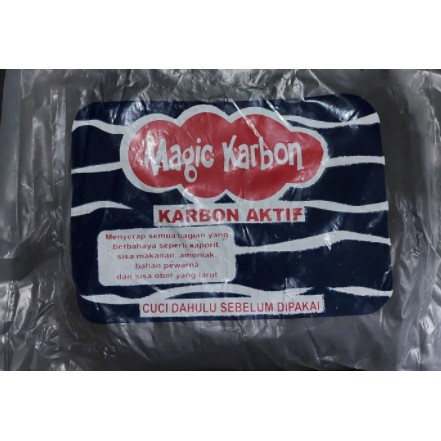 Arang Karbon Aktif Magic Karbon Filter Aquarium / Carbon Active Besar