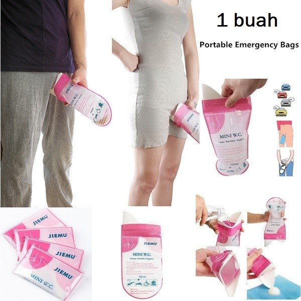 FMFIT KANTONG KENCING URINE BAG PEE&amp;PEE pipis anak dewasa travel emergency