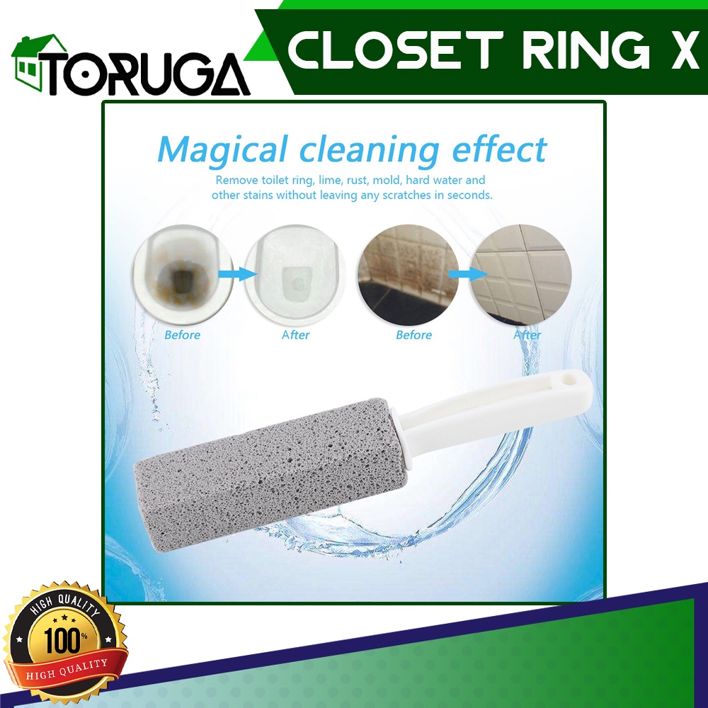 Alat Pembersih Kerak Wajan Plak Membandel WC Toilet Closet Ring X Pumice Stone Tongkat