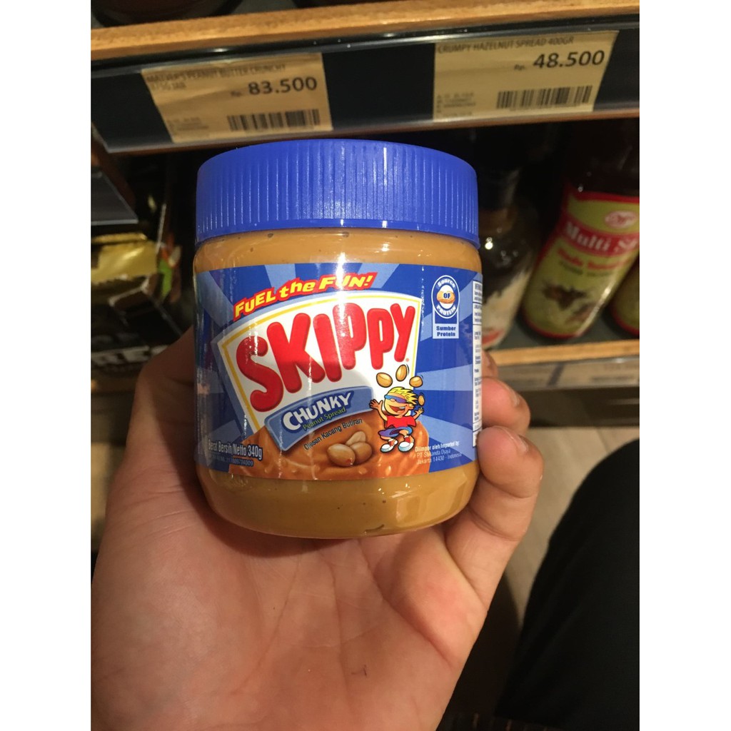 

SELAI SKIPPY PEANUT BUTTER CHUNKY 340 gram