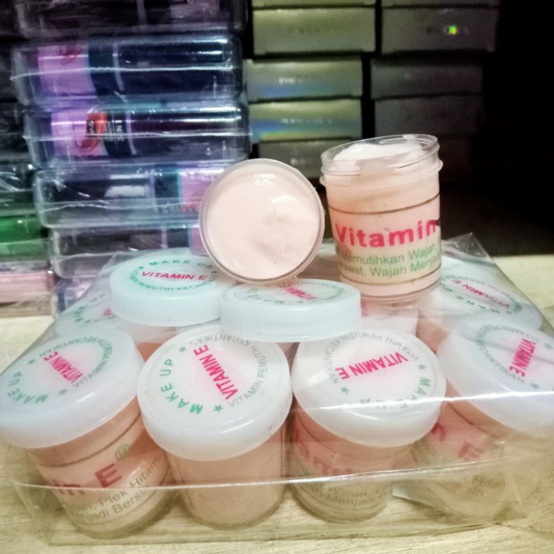 (12 pcs) Cream Pemutih Vitamin E Original