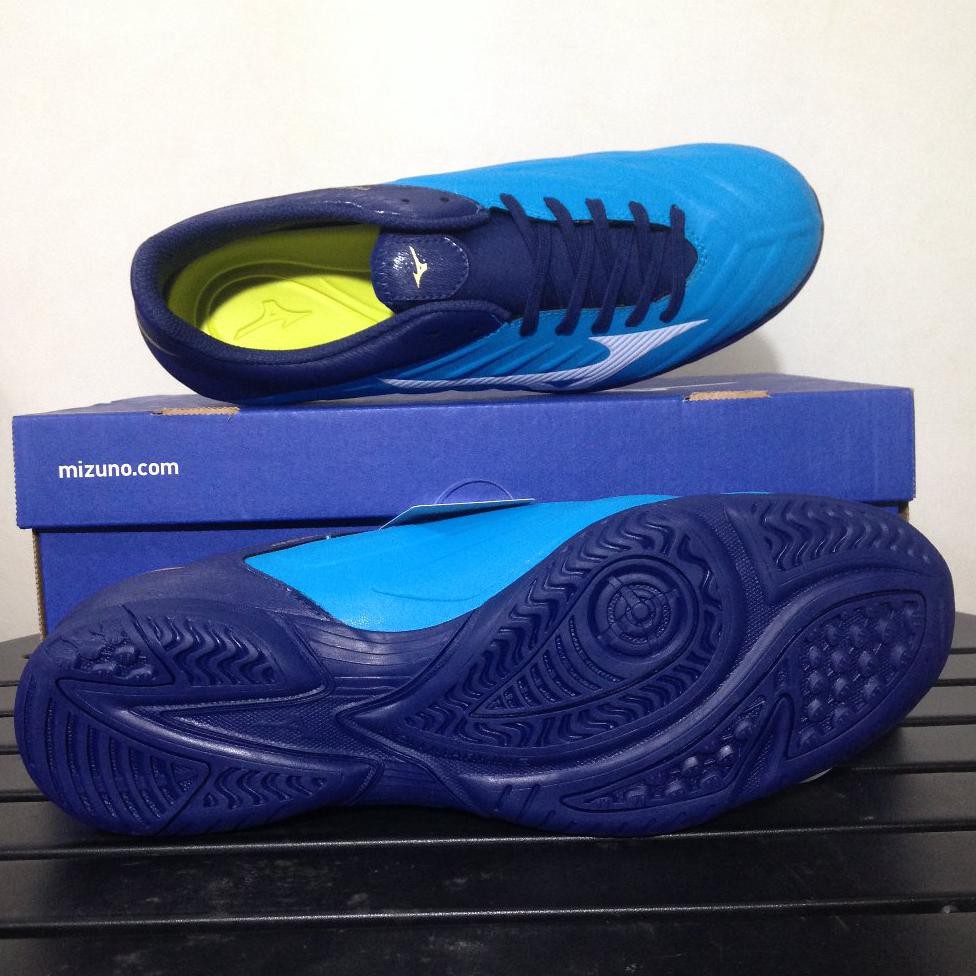 H0915 Sepatu Futsal Mizuno Rebula 2 V3 In Hawaiian Ocean Blue P1Gf187501 Original Bnib Nice