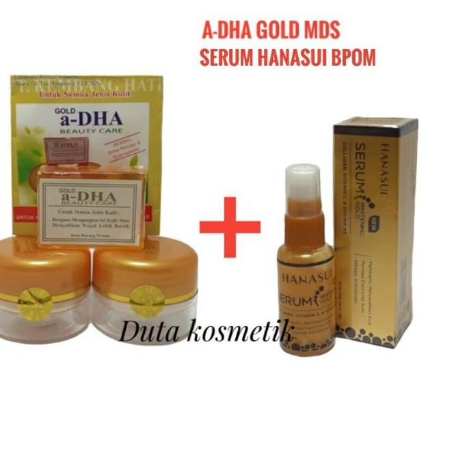 ♪ PAKET ADHA GOLD MDS ORI + SERUM HANASUI GOLD ✷