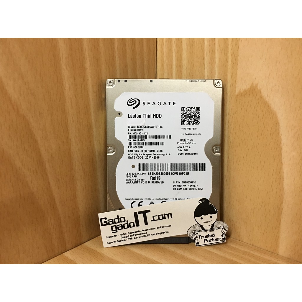 Hardisk/HDD internal laptop/Notebook SEAGATE 2,5" Inch 1TB SATA 5400RPM