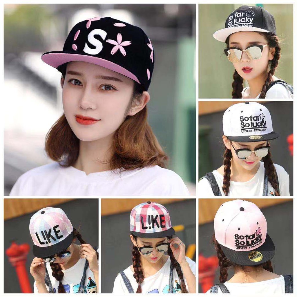 Topi Snapback Baseball Motif Bordir Tulisan untuk Pria / Wanita - Snapback Motif Bordir Unisex