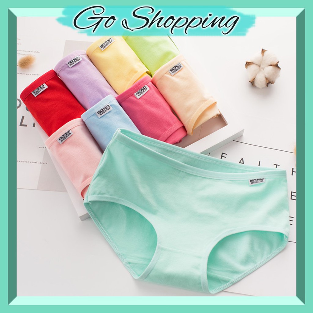 GO! CD340 Celana Dalam Wanita UnderPants Underware CD Briefs Elastis Seamless MidWaist cod