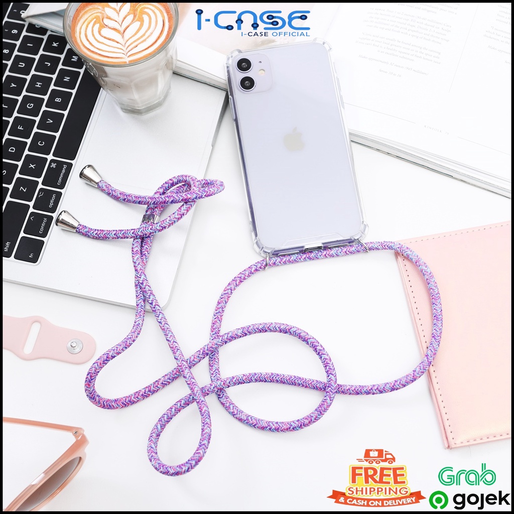 LANYARD CASE - TALI SLING - SOFTCASE - ANTI CRACK FOR OPPO RENO (1)