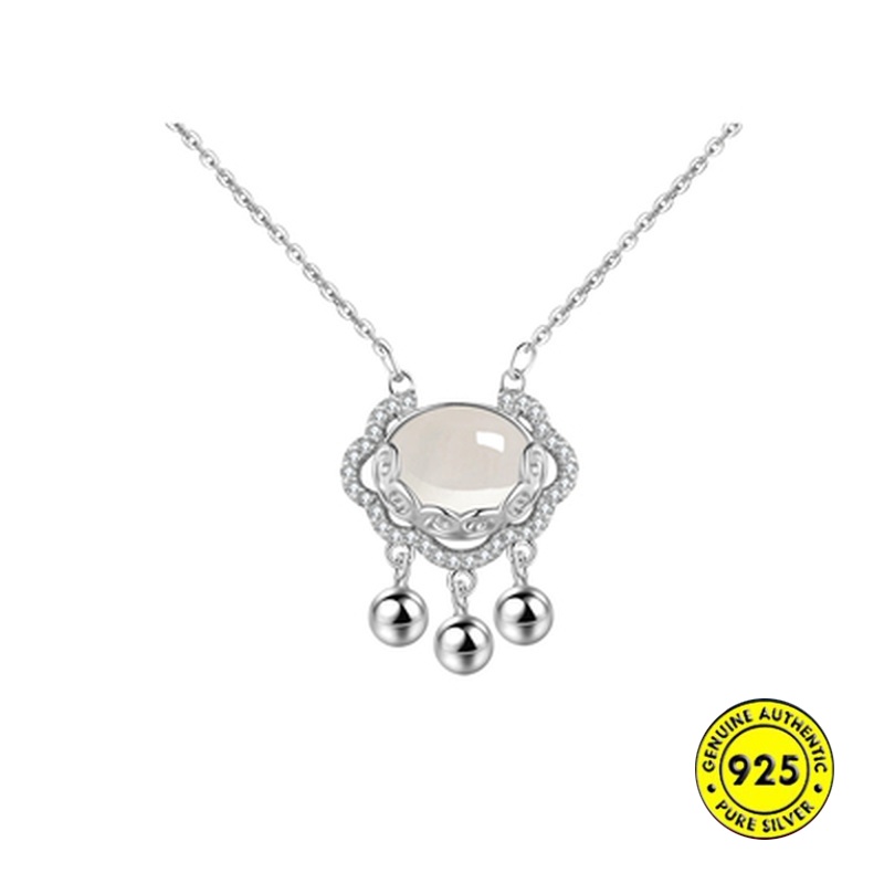 Kalung Rantai Sterling Silver 925 Dengan Liontin Untuk Wanita