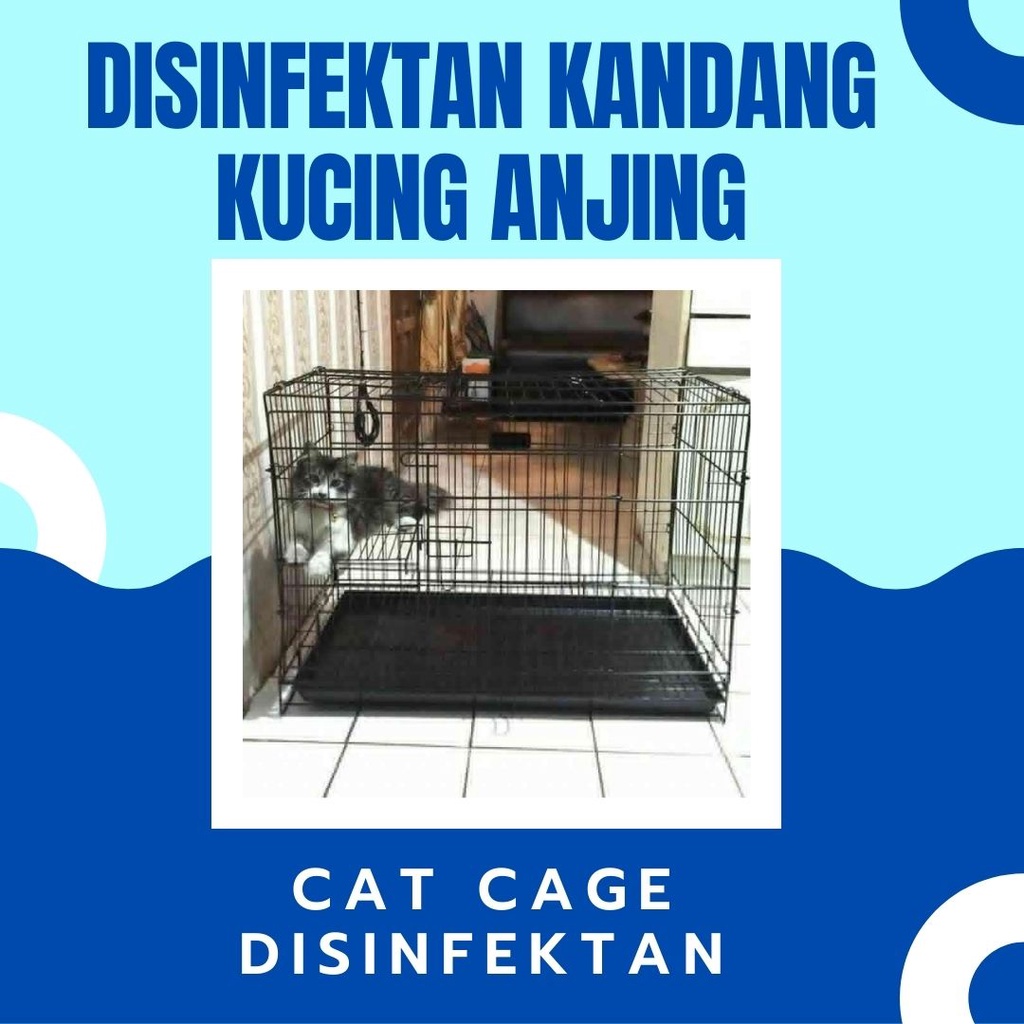 Cat Cage Disinfectant - Pembersih Kandang &amp; Kasur Anjing Kucing RACOON 250ml FEFARM