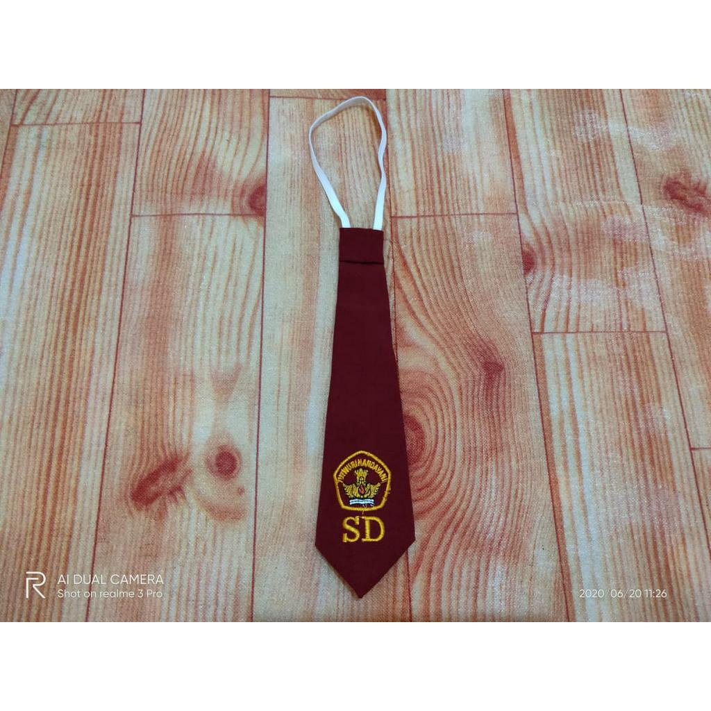 Topi Dan Dasi SD Bordir untuk Anak Laki-laki Dan Perempuan Sekolah Dasar