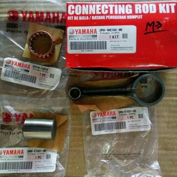 Con Rod Stang Seher Kit - Fino X Ride Free Go Mio 125 M3 SZ Asli Yamaha 2PH-WE166-00