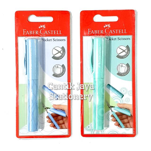 

Gunting Saku Travel / Pocket Scissors Faber Castell