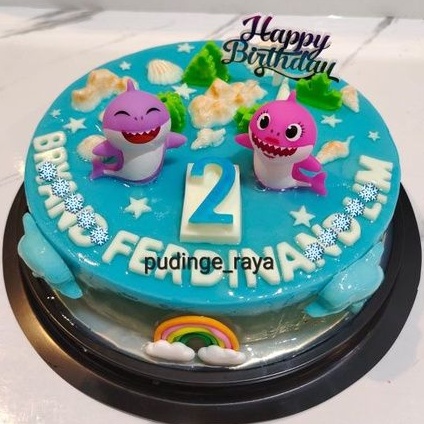 Puding ulangtahun Babyshark Pekanbaru only