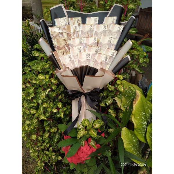 buket uang 100rb buket uang asli 5.000 buket uang hadiah ulang tahun buket murah
