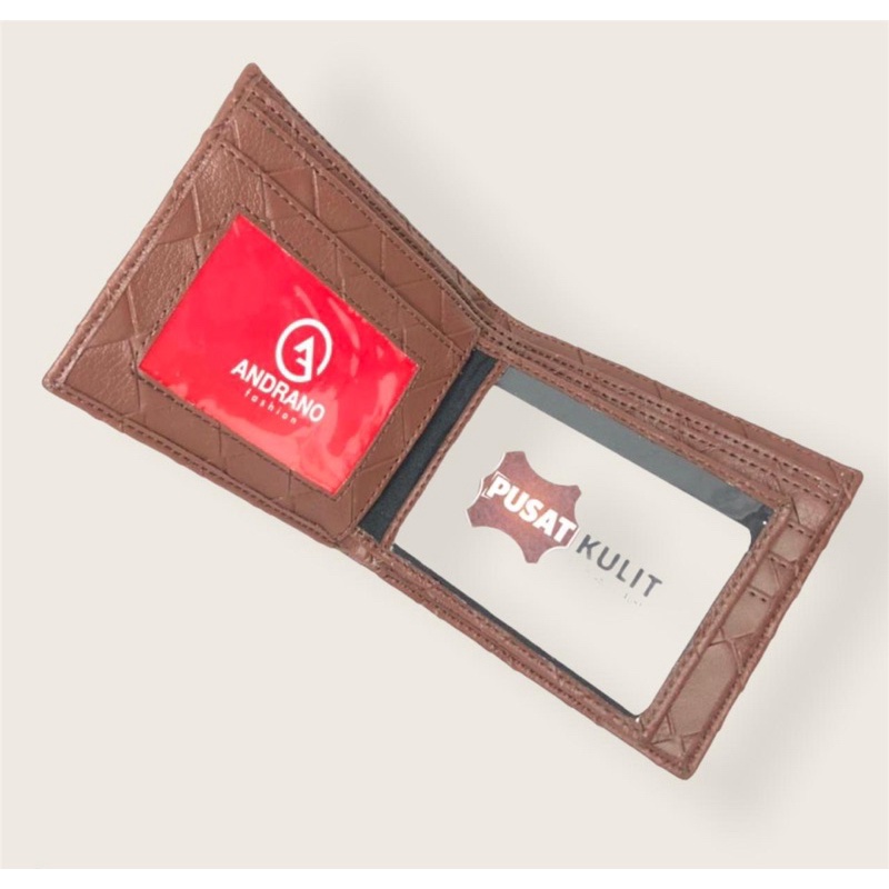 DOMPET PRIA LOGO KULIT SINTETIS DOMPET PRIA KULIT SINTETIS DOMPET PRIA LIPAT MODEL TIKAR DOMPET CAR