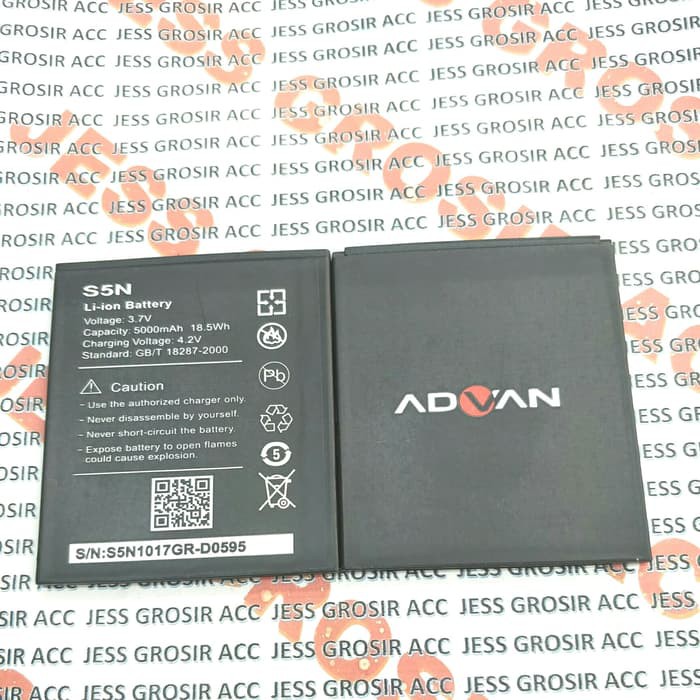 Baterai Battery Batre Original Double Power ADVAN Vandroid S5N , S5-N