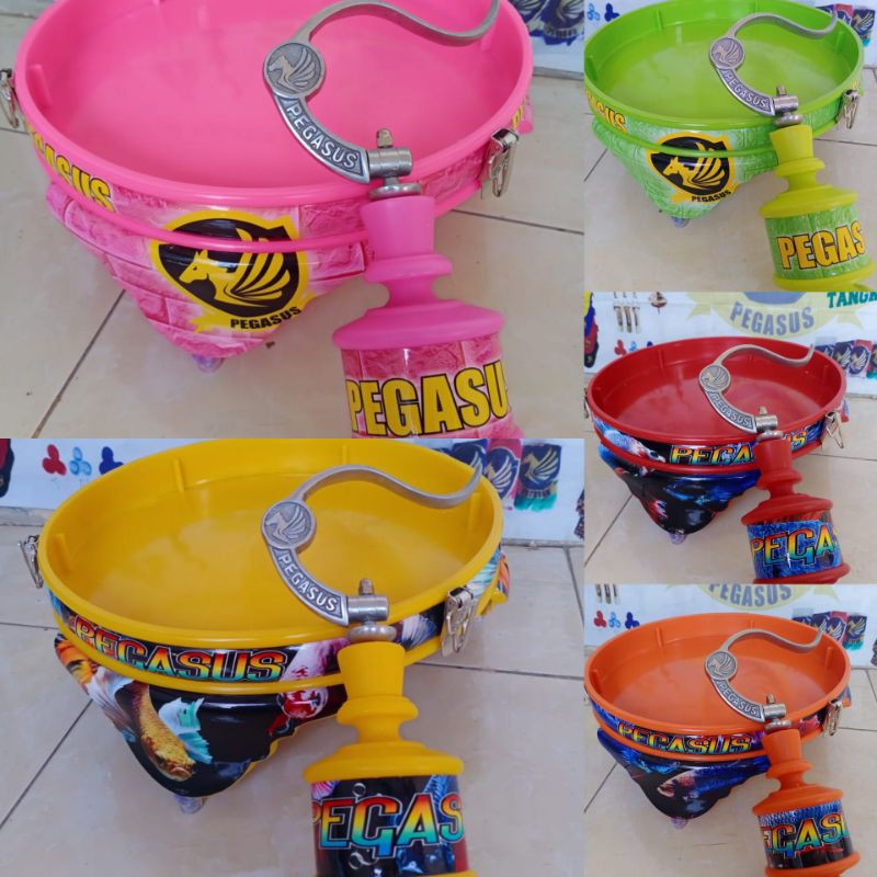 Tebok pegasus lovebird gambar stiker bahan pelastik pvc