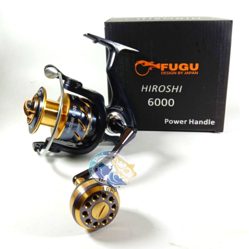 REEL FUGU HIROSHI 4000 6000 POWER HANDLE