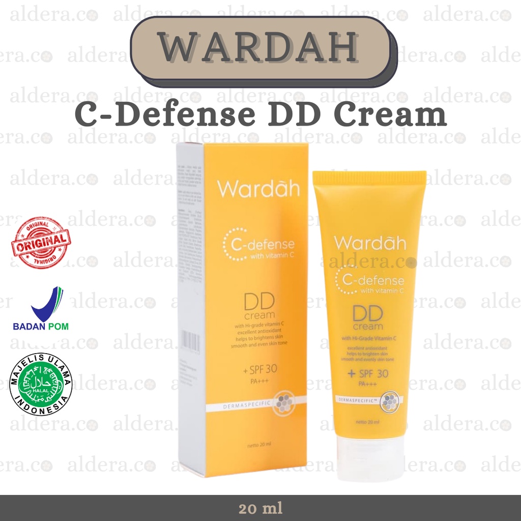 WARDAH C-Defense DD Cream — Wardah C-Defense DD Cream Light , Wardah C-Defense DD Cream Natural , Wa