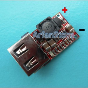 USB Mini 5V 3A Input DC 6-24V Step Down Buck Converter Charger Module