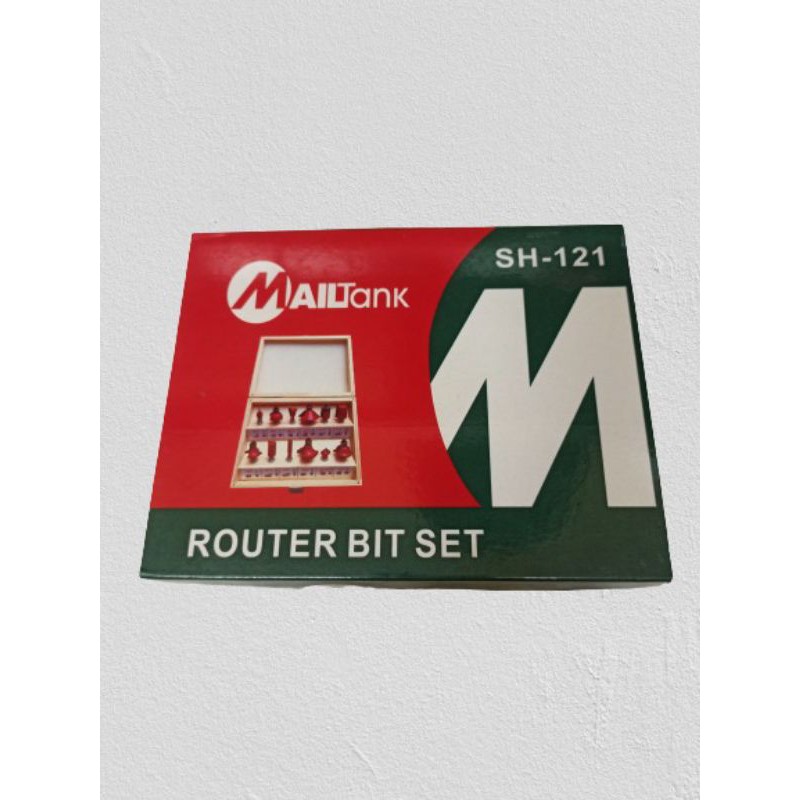 Mata Router / Mata Profil Kayu / Mata Trimer Set 12 pcs MAILTANK