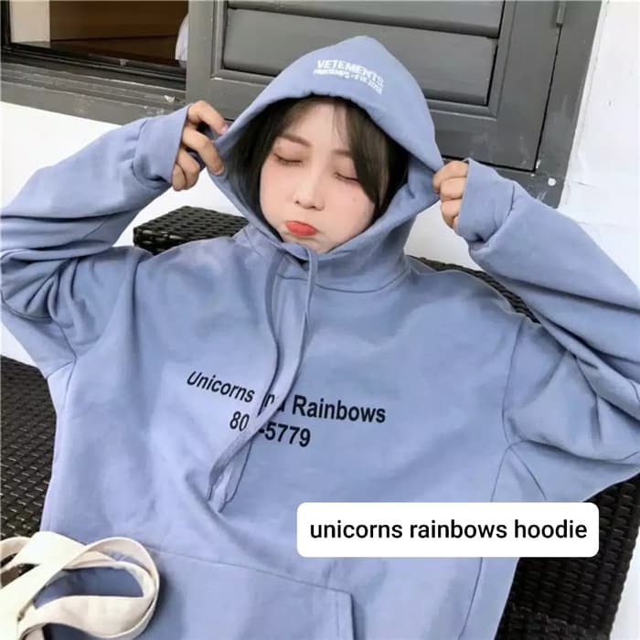 unicorns and rainbows hoodie