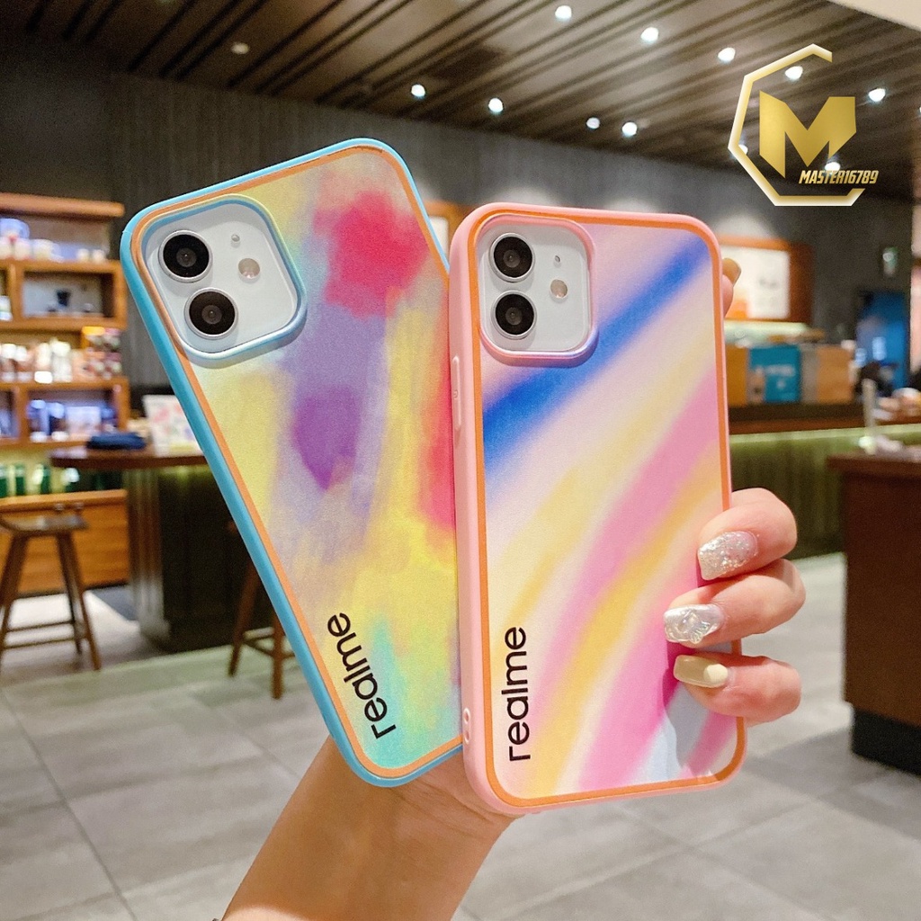 SS044 SOFTCASE RAINBOW REALME C1 A3S C2 2 PRO A1K 5 5I C3 5S 6 C11 C12 C25 NARZO 30A C15 C17 7I C21 MA2100