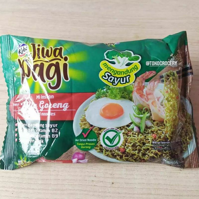 

Kobe Jiwa Pagi Mie Goreng 80 gr - tokogrocery mie instant