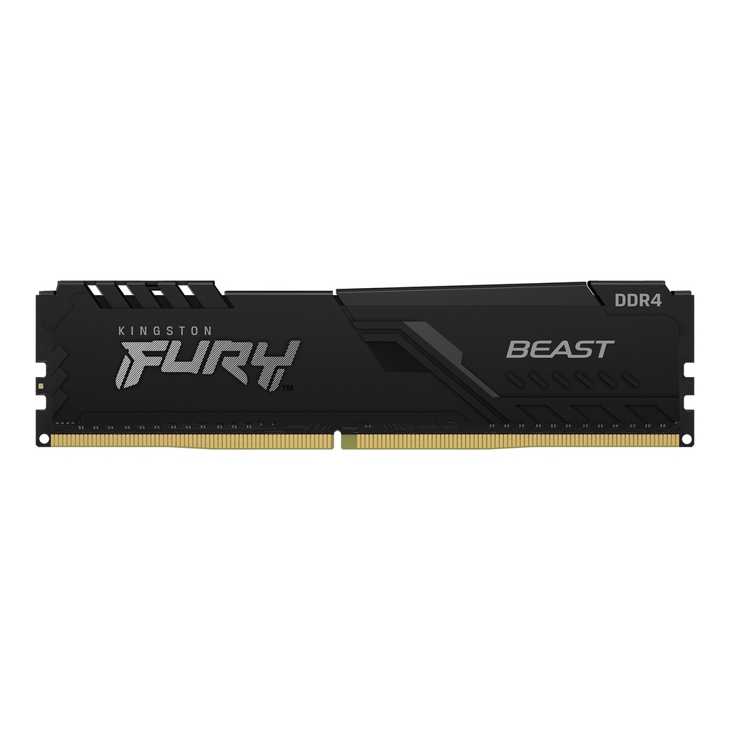 RAM Kingston Fury Beast 16GB Kit 3200 (8Gx2) DDR4 Black Memory 3200MHz