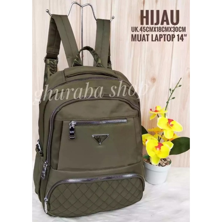 RANSEL WANITA IMPORT CHIBAO UKURAN JUMBO 233# BISA MUAT LAPTOP 15 INCH