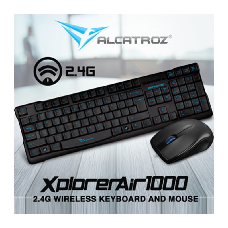 Alcatroz Xplorer Air 1000- Wireless Keyboard &amp; Mouse