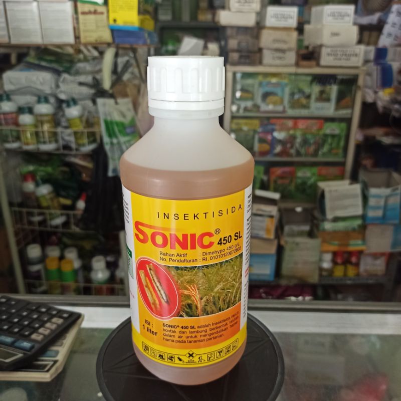 INSEKTISIDA SONIC 450 SL 1 LITER  PENGENDALI ULAT FREE KAOS