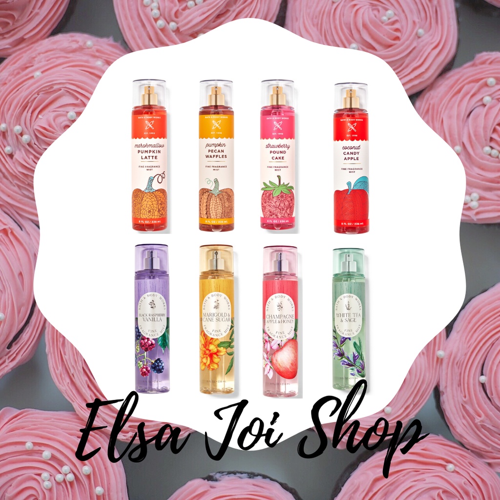 BBW Bath &amp; Body Works FRUITY FLORAL Mist Edition - SERIES