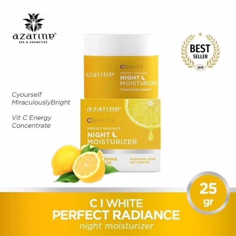 Night Cream Azarine | Azarine C-White Perfect Radiance Night Moisturizer 25gr