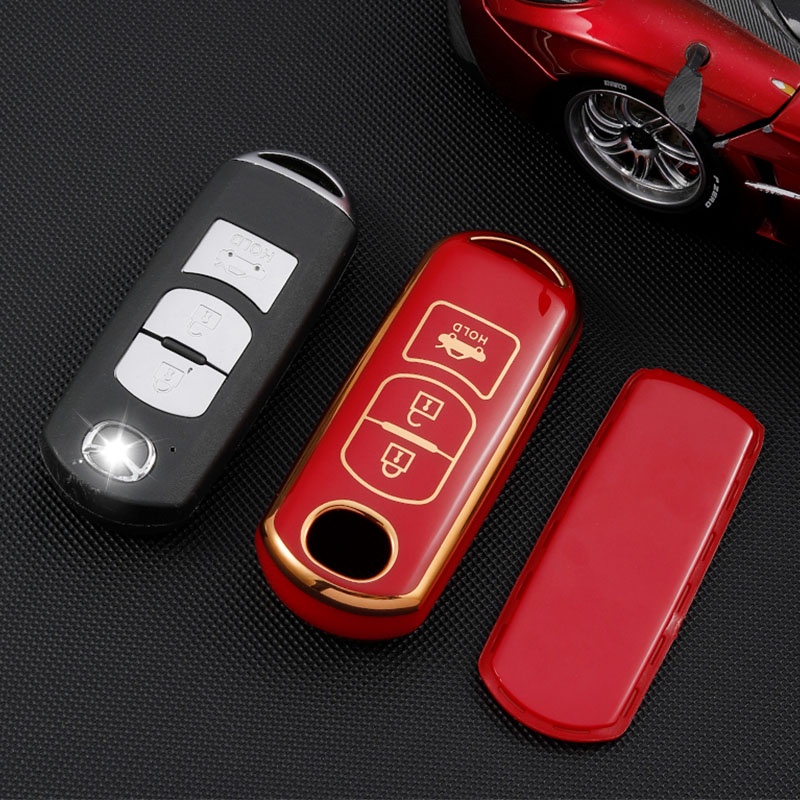 Casing Kunci Remote Mobil Bahan TPU Untuk Mazda 2 3 6 Atenza Axela Demio CX-5 CX-3 CX7 CX-9