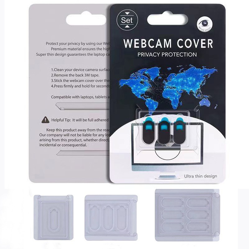 20pcs Stiker Cover Kamera WebCam Handphone Model Geser Bahan Plastik