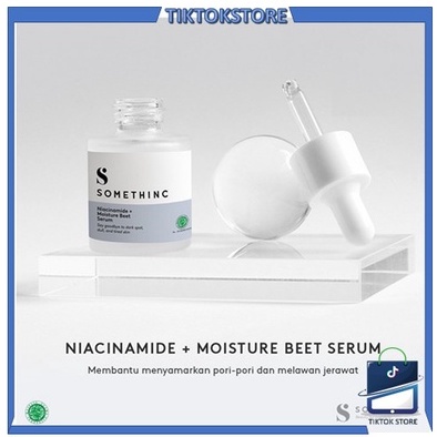 TIKTOK - SOMETHINC Niacinamide + Moisture Beet Serum [ PUTIH ] 40 ml BESAR