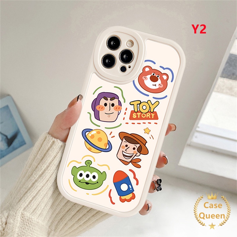 OPPO 5f 433 A6 A94 A16E A5S A3S A57 2022 A15 A12 A96 A15s A76 A94 A16E A53 A9 A54 A7 5F 7Z A3 A94 Reno 8 Soft Case Bahan TPU Motif Kartun