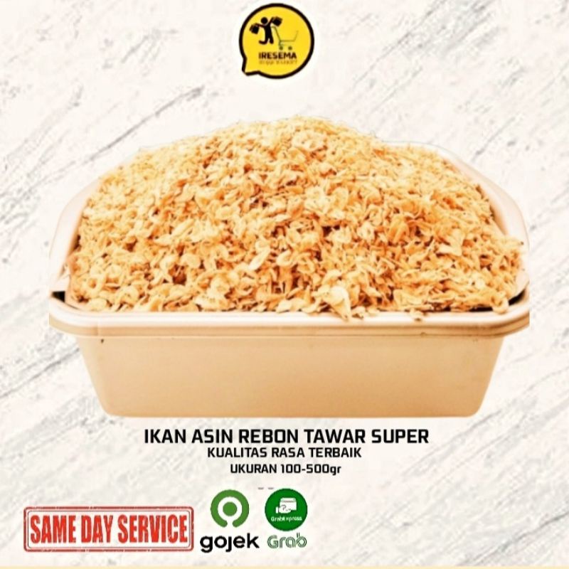 

IKAN ASIN REBON TAWAR SUPER UKURAN 100-500gr IKAN ASIN / REHBON TAWAR SUPER