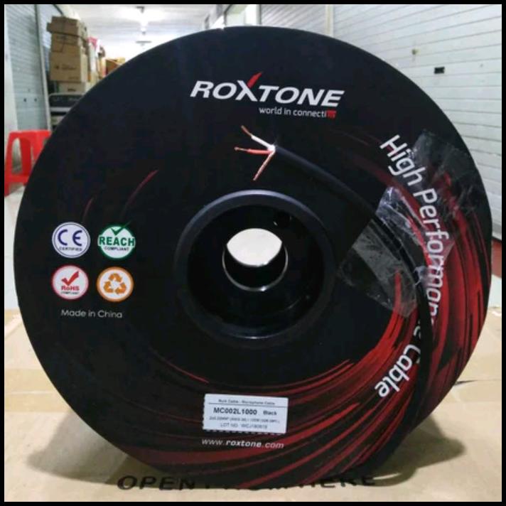Kabel Mic/Audio Roxtone Mc002L1000 Original Panjang 100 Meter