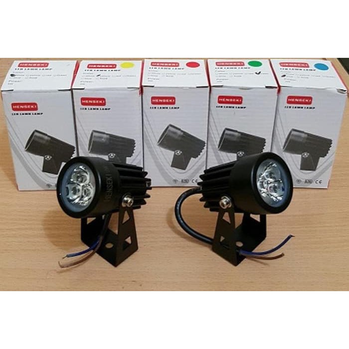 HENSEKI LAMPU TAMAN 3WRGB