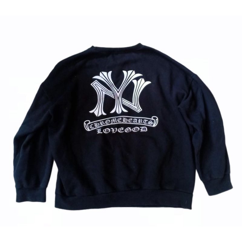 NY yankees x chrome hearts crewneck second