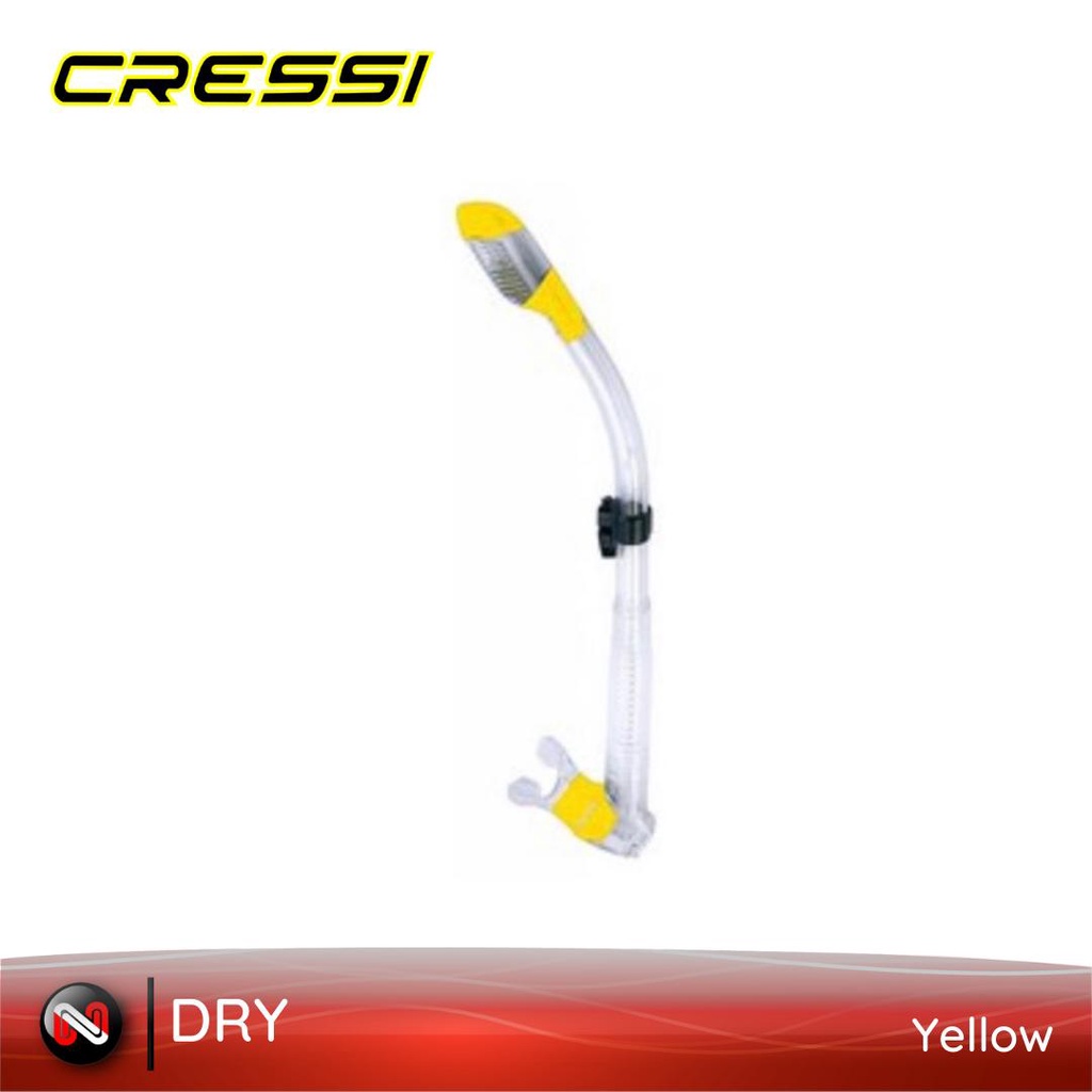 Cressi Dry Snorkel Cressi Snorkel Dry Yellow