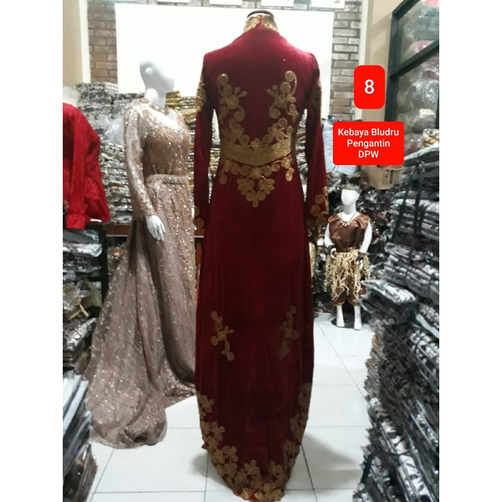 Kebaya Pengantin Bludru