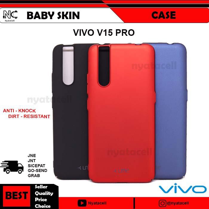 SUPER PROMO CASE VIVO V15 PRO HARD BABY SKIN - SOFT TOUCH DOVE HARDCASE GEA - HITAM